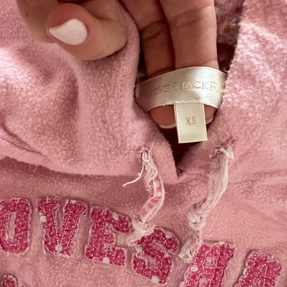 Loveshackfancy mercury crop hoodie - Picture 2 of 2